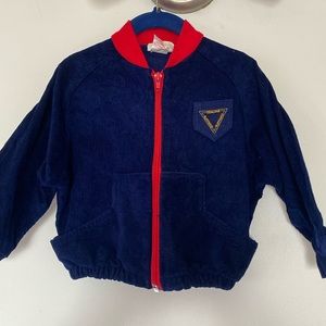 Vintage Ruffniks blue corduroy jacket size 2T